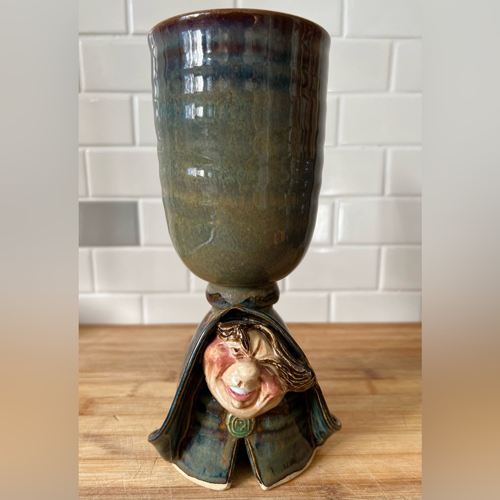 Handcrafted Pottery Goblet/Vase
